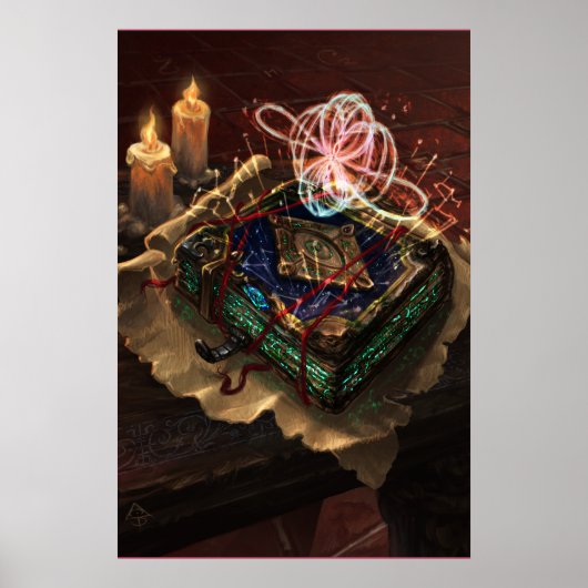 Akasha Codex - mystical esoteric fantasy art ポスター (正面)