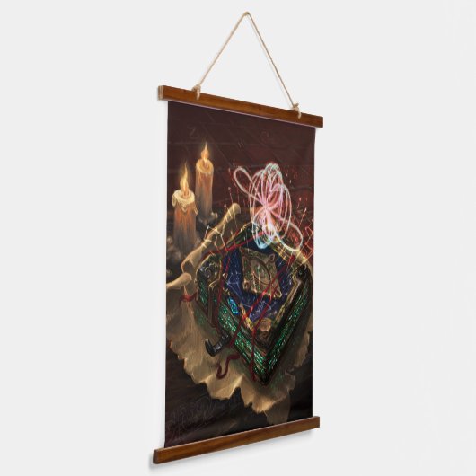 Akasha Codex - mystical esoteric fantasy art 吊り下げ型タペストリー (傾斜あり)