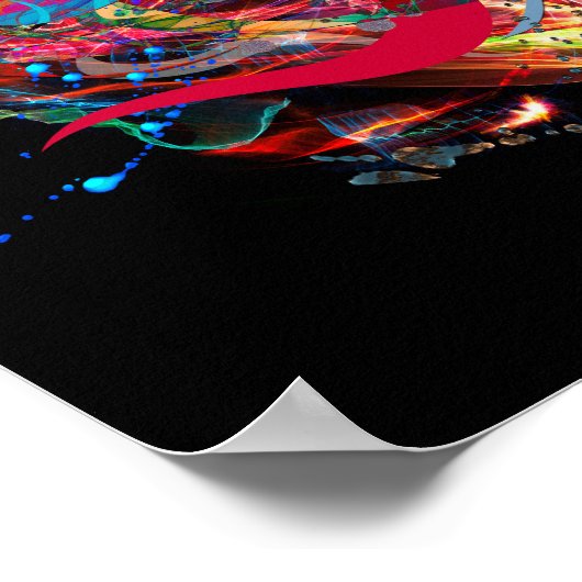 AKASHIC RECORDSコスモスのポスターを意識 ポスター (角)