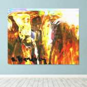 "Akashic Records Librarian"ギャラリーキャンバスプリント キャンバスプリント (インサイチュ (ウッドフロア))