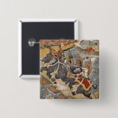 Akbarは野蛮な象、Hawa'iを飼いならします 缶バッジ (正面&裏面)