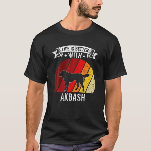 Akbashの愛犬家 Tシャツ (正面)