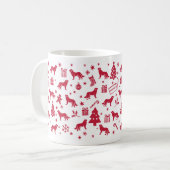 Akbashクリスマスデザイン コーヒーマグカップ (正面左)