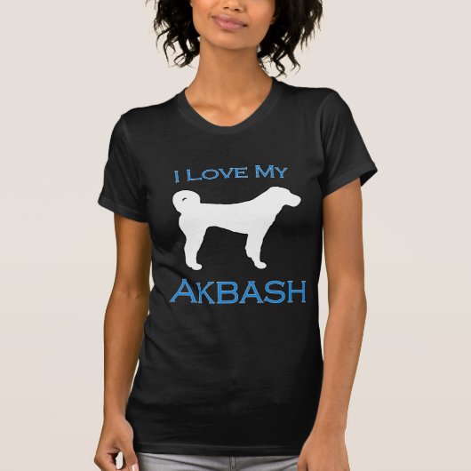 Akbash愛-青 Tシャツ (正面)