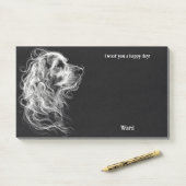 Akbash抽象芸術アートドッグ名 ポストイット (デスク)