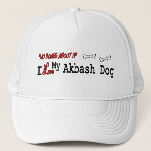 Akbash犬(I愛)の帽子 キャップ