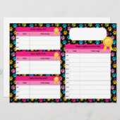 AKC標準アジリティのマスタータイトルトラッカーカード (正面/裏面)