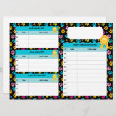 AKC標準アジリティのマスタータイトルトラッカーカード (正面/裏面)