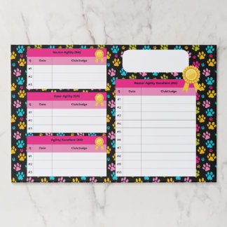 AKC標準アジリティ・マスター・タイトル・トラッカー ペーパーパッド