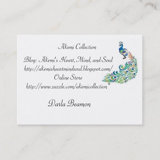 Akemiのコレクションの名刺 名刺 (正面)