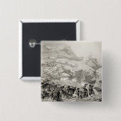 Akhati、ダゲスタンのSoulakのパスは、bからの61をめっきします 缶バッジ (正面&裏面)