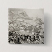 Akhati、ダゲスタンのSoulakのパスは、bからの61をめっきします 缶バッジ (正面)