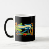 Akhenaten/Horusのエジプト人のお守り モーフィングマグカップ (左)