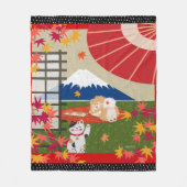 AKIチャウフリースブランケット フリースブランケット (正面)