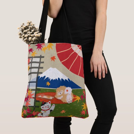 AKIチョウトートまたはクロス体バッグ選択サイズ トートバッグ (クローズアップ)