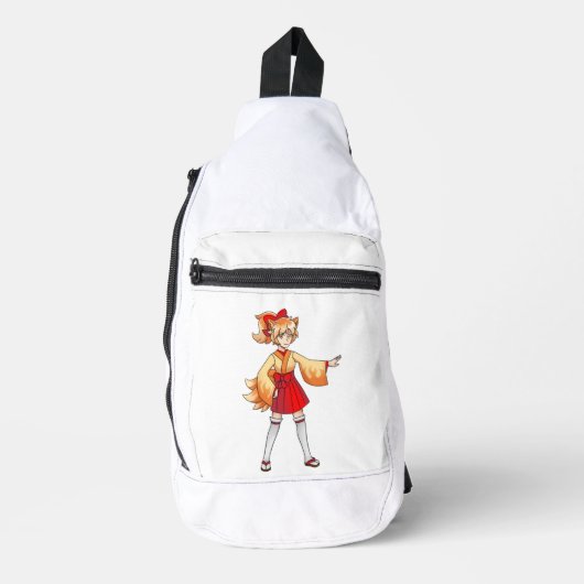 Aki the Kitsune Magical Girl スリングバッグ (正面)