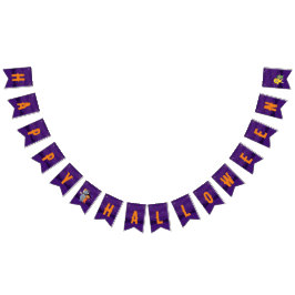 Akiliと私のハロウィンバナー バンティングフラッグ