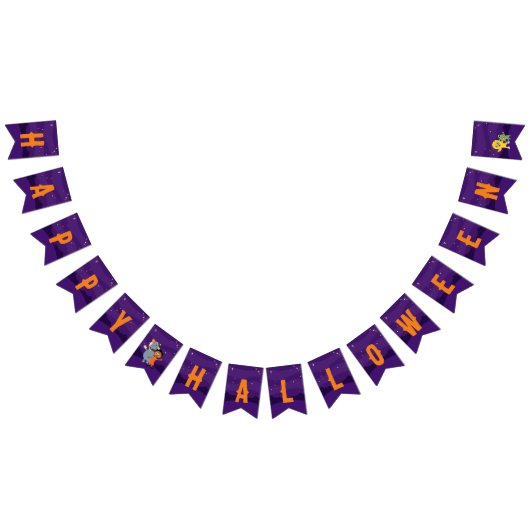 Akiliと私のハロウィンバナー バンティングフラッグ (全)