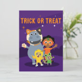 Akiliと私の赤ちゃんシャワーナプキン 招待状 (スタンド正面)