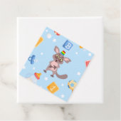 Akiliと私の赤ちゃんシャワーメッセージカード フェイバータグ (インサイチュ)