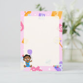 Akiliと私の赤ちゃんシャワー エンクロージャーカード (スタンド正面)