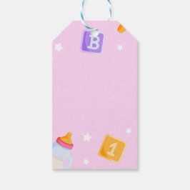 Akiliと私の赤ちゃんシャワー ギフトタグ