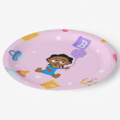 Akiliと私ベビーシャワー紙プレート ペーパープレート (アングル)