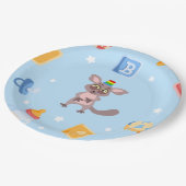 Akiliと私ベビーシャワー紙プレート ペーパープレート (アングル)