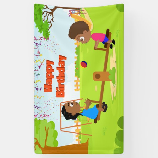 AkiliとMeビニールバナー 横断幕 (縦)