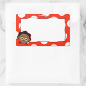 Akili名タグステッカー 長方形シール (バッグ)