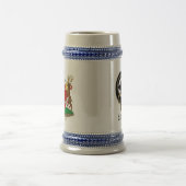 Akinsの一族は及び陶磁器のステイン紋章付き外衣頂点に達します ビールジョッキ (中央)