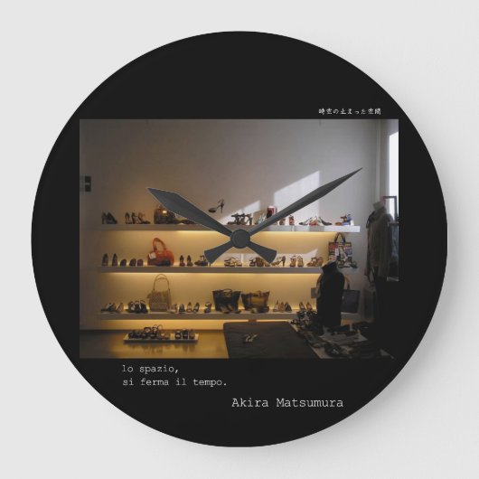 Akira Matsumura firenze galleriafirenzeitaly ラージ壁時計 (正面)