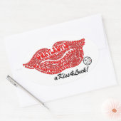 akiss4Luckスタンプ 楕円形シール (封筒)