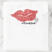 akiss4Luckスタンプ 楕円形シール (バッグ)