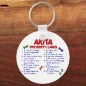 AKITA財産法2 キーホルダー (正面)