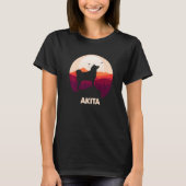 Akita and Moon Halloween  1 Tシャツ (正面)