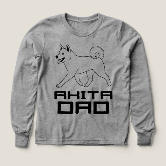 Akita Dad T-Shirt (デザイン正面)