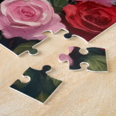 Akita Dog Valentine's Day ジグソーパズル (側面)