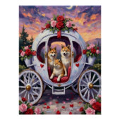 Akita Dog Valentine's Day ポスター (正面)