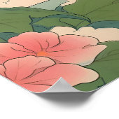 Akita Inu Bathroom Print Funny Dog in Bathtub ポスター (角)