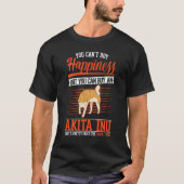 Akita Inu Happiness Tシャツ (正面)