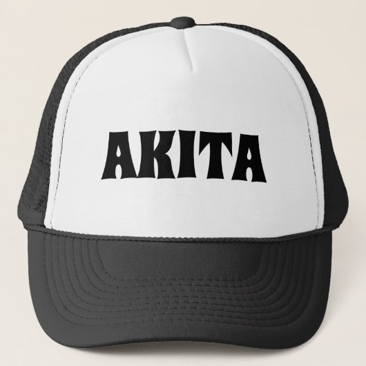 AKITA  TRUCKER HAT キャップ (正面)