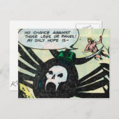 AKKAハガキのクロムとクモの神#3の3 ポストカード (正面/裏面)