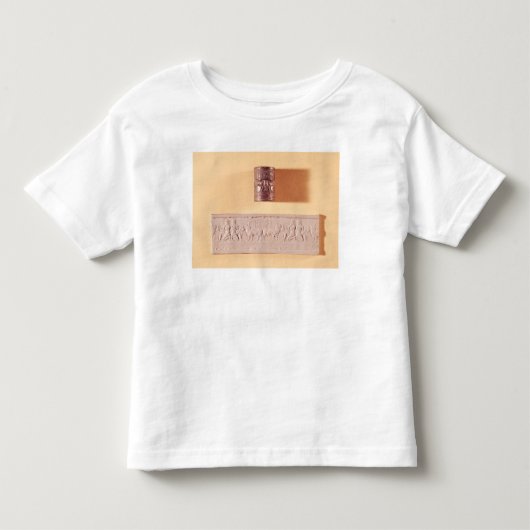 Akkadianシリンダーシールおよび印象 トドラーTシャツ (正面)