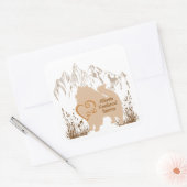 AKRロゴ – 金ゴールド – シール (封筒)