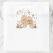 AKRロゴ – 金ゴールド – シール (バッグ)