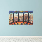Akron, OhioLarge Letter ScenesAkron, OH キャンバスプリント (インサイチュ (ウッドフロア))