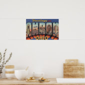 Akron, OhioLarge Letter ScenesAkron, OH ポスター (キッチン)