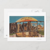 Akron, OhioLarge Letter ScenesAkron, OH ポストカード (正面/裏面)