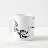 Akrotiriのつばめのマグ コーヒーマグカップ (正面左)